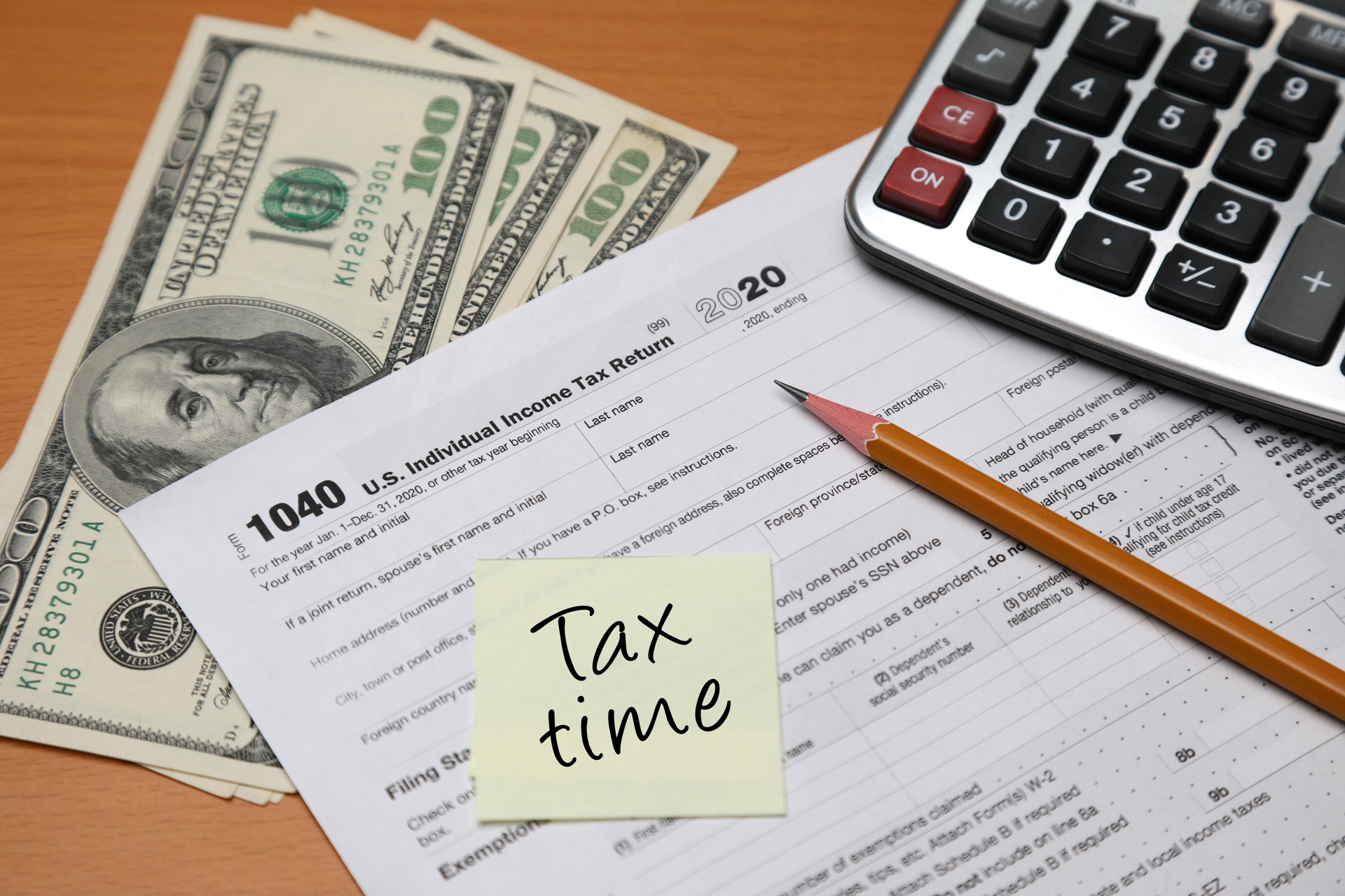 Tax form calculator planning audit finance